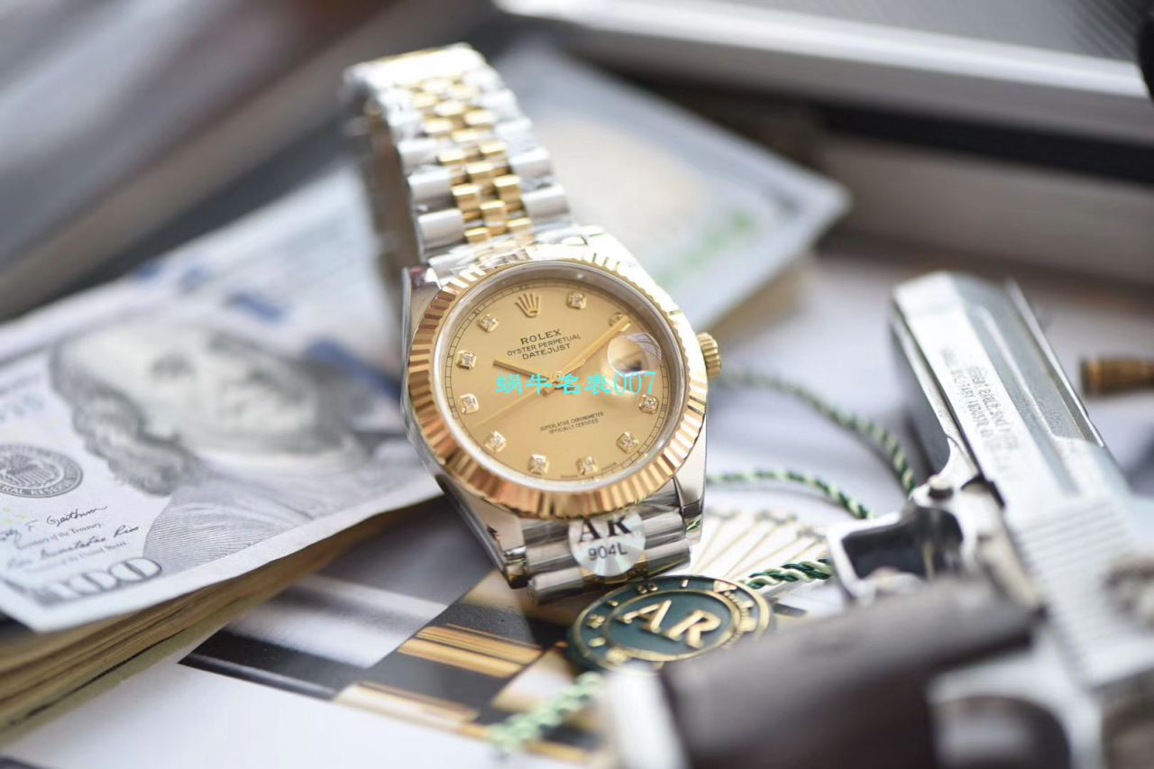 视频评测AR厂AR出品超强劳力士日志41mm副本五连珠116333-72213 G / R519