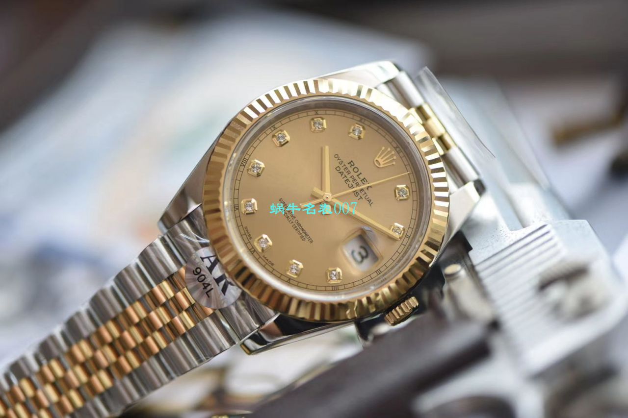 视频评测AR厂AR出品超强劳力士日志41mm副本五连珠116333-72213 G / R519