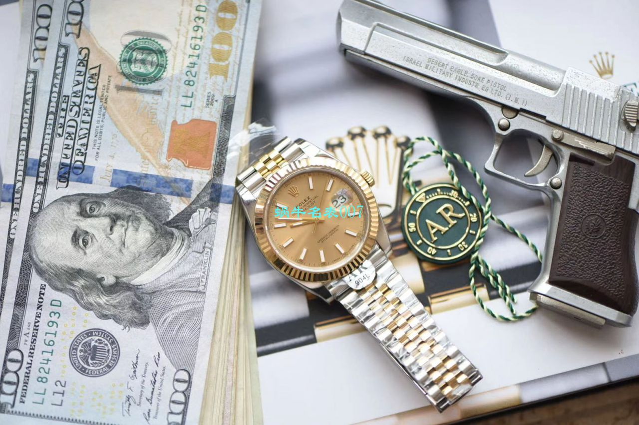 视频评测AR厂AR出品超强劳力士日志41mm副本五连珠116333-72213 G / R519