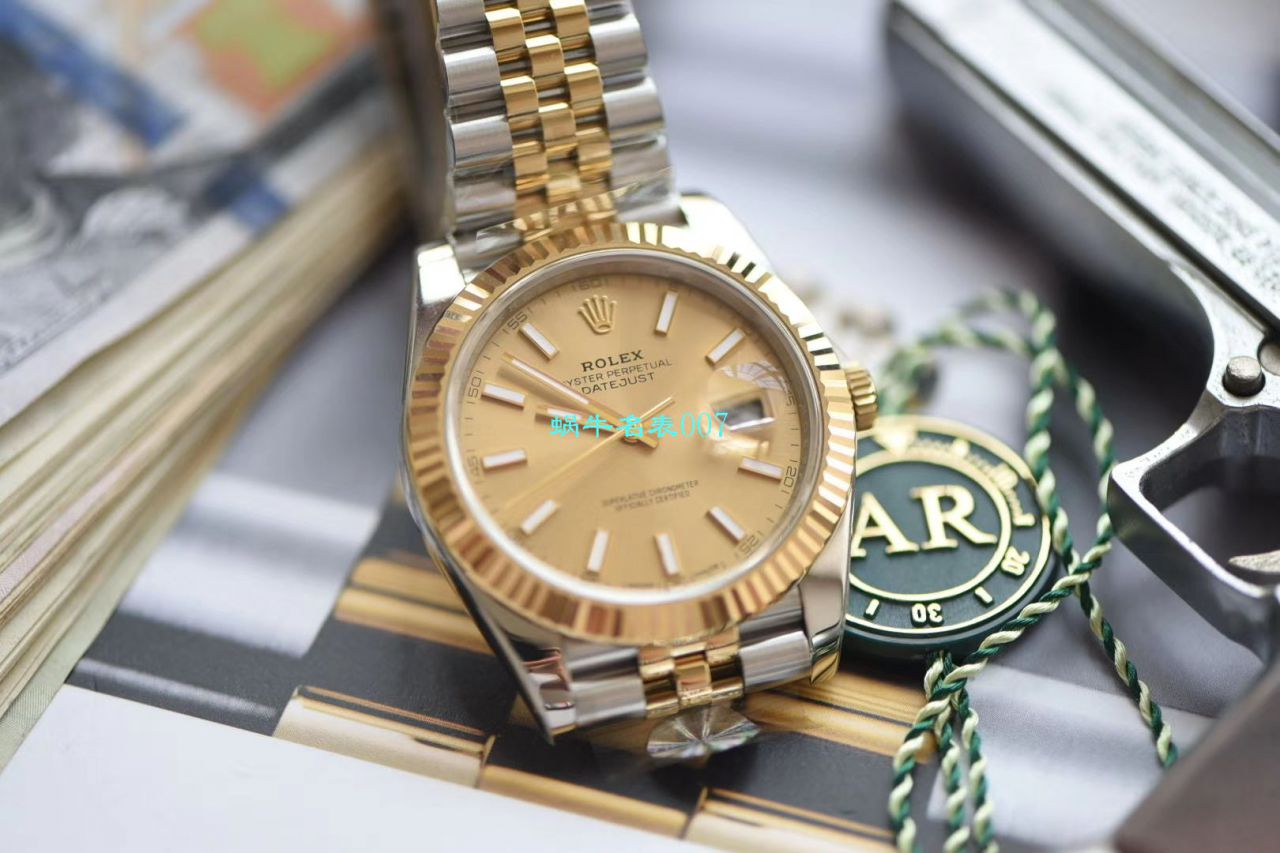视频评测AR厂AR出品超强劳力士日志41mm副本五连珠116333-72213 G / R519