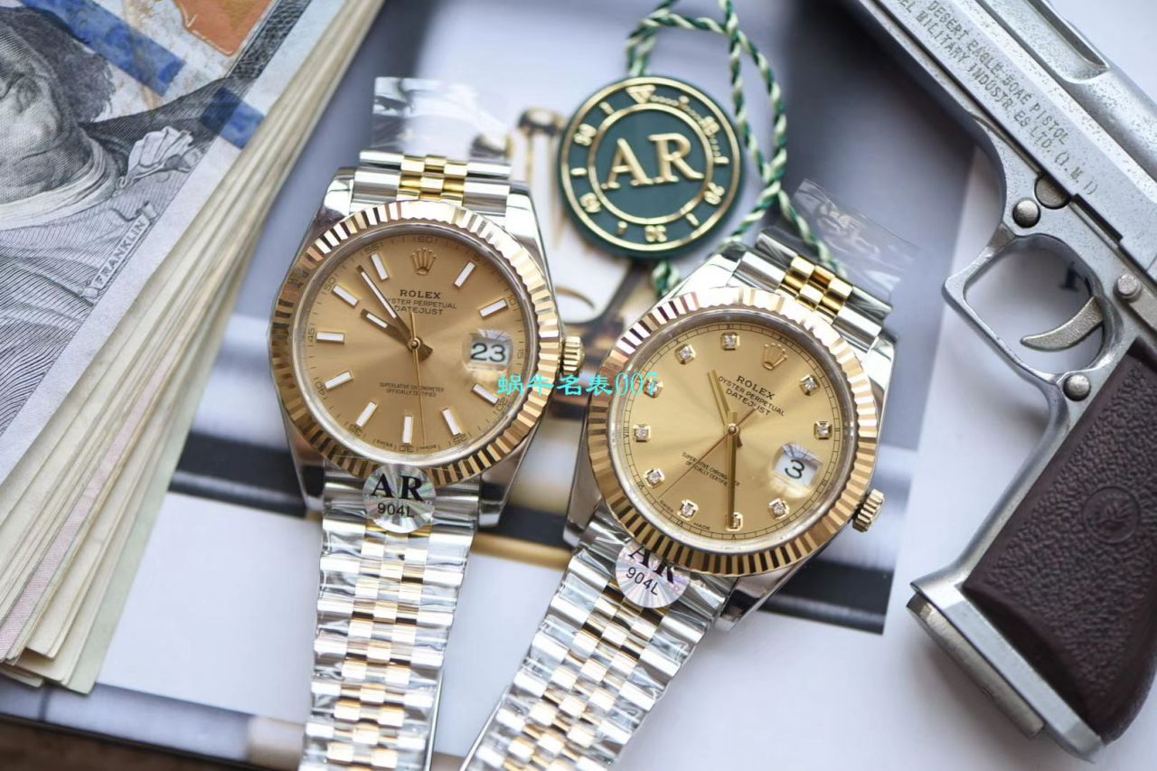 视频评测AR厂AR出品超强劳力士日志41mm副本五连珠116333-72213 G / R519