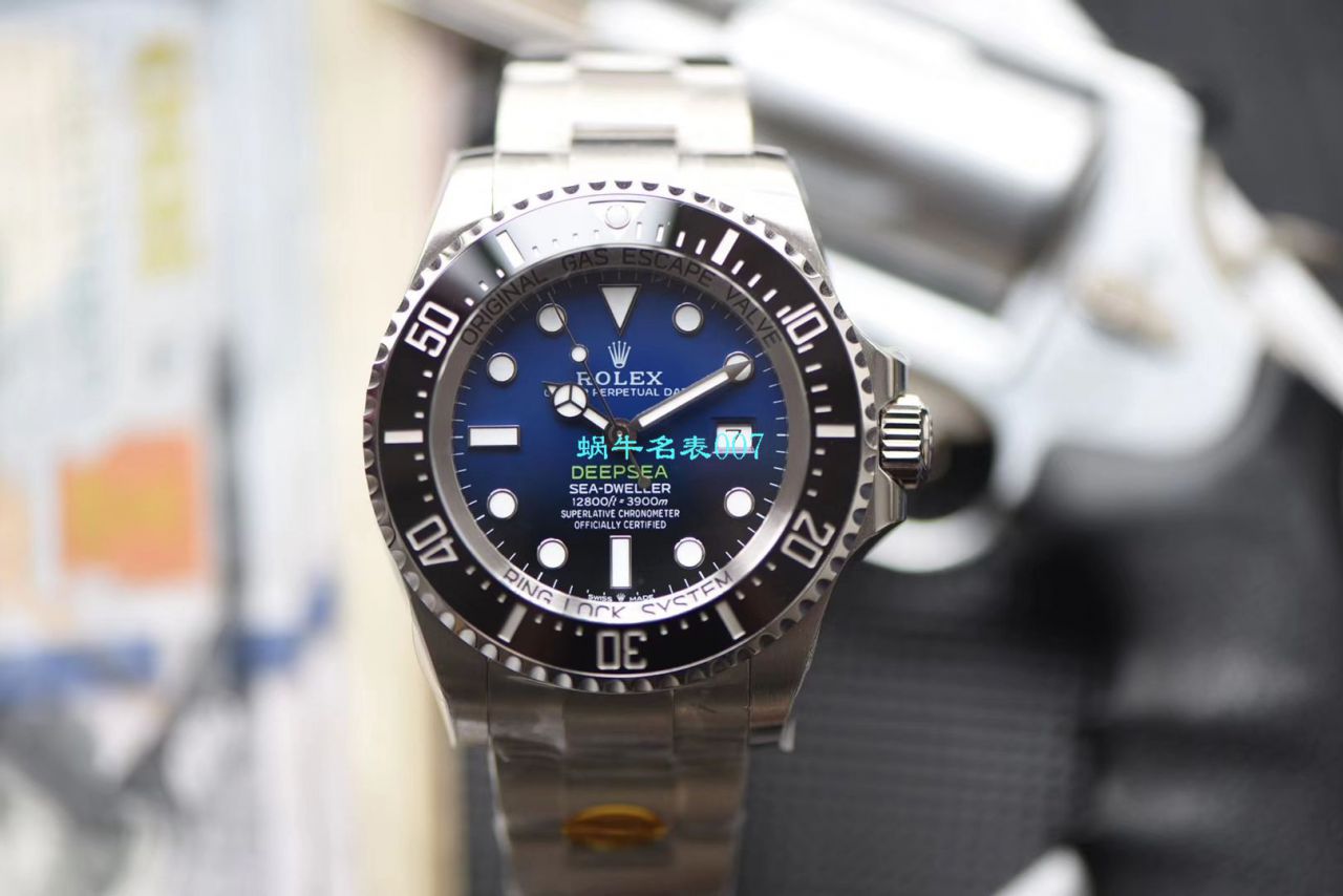 视频评测超级神器  N厂最新904L超级渐变蓝鬼王～劳力士m126660-0002手表 / R500