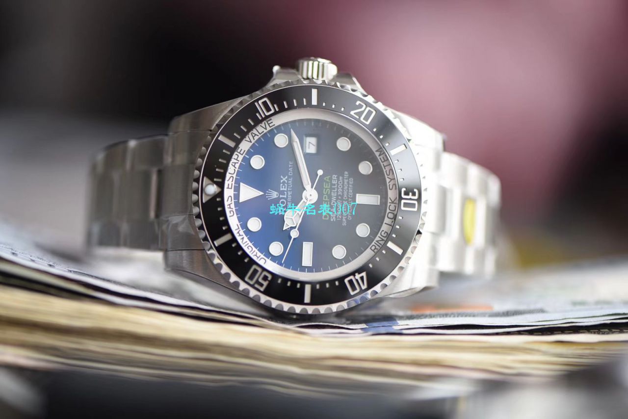 视频评测超级神器  N厂最新904L超级渐变蓝鬼王～劳力士m126660-0002手表 / R500