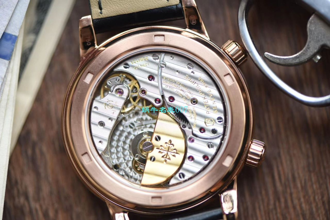   台湾厂百达翡丽星空多少钱  百达翡丽超级复杂功能计时6102R-001腕表 / BD239