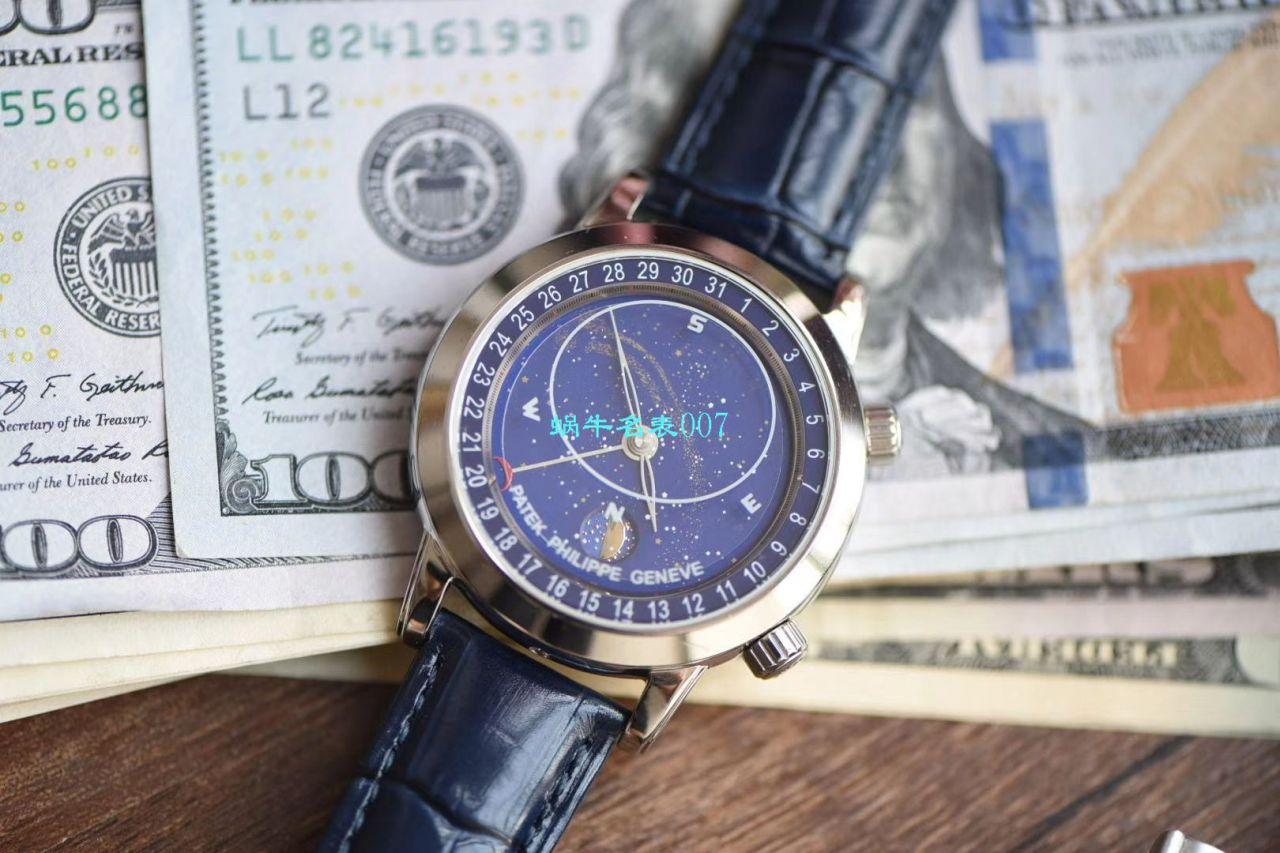   台湾厂百达翡丽星空多少钱  百达翡丽超级复杂功能计时系列6102P-001 铂金腕表 / BD238