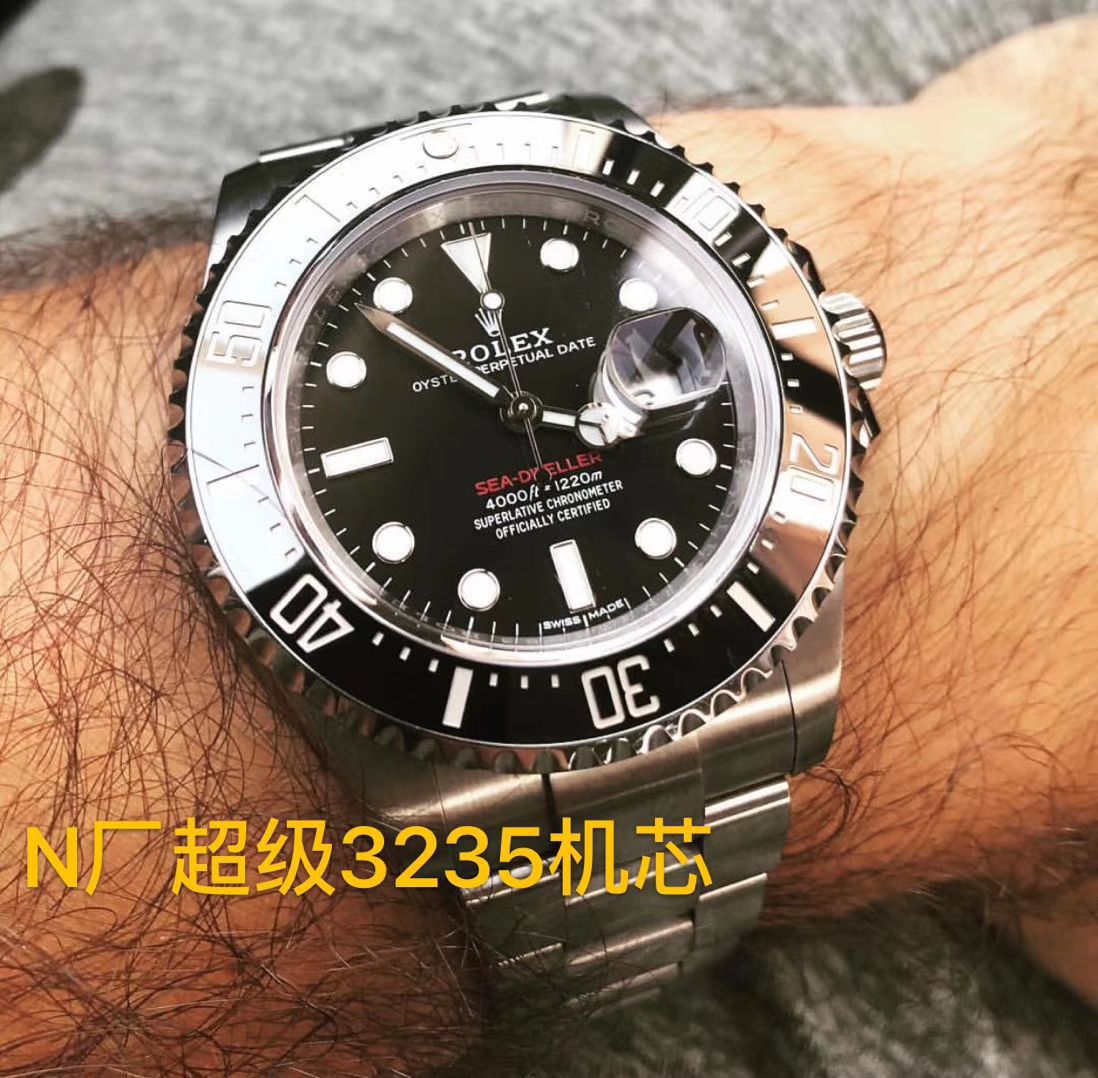 视频评测N厂最新升级版43毫米单红鬼王  劳力士海使型m126600-0001腕表 / R269