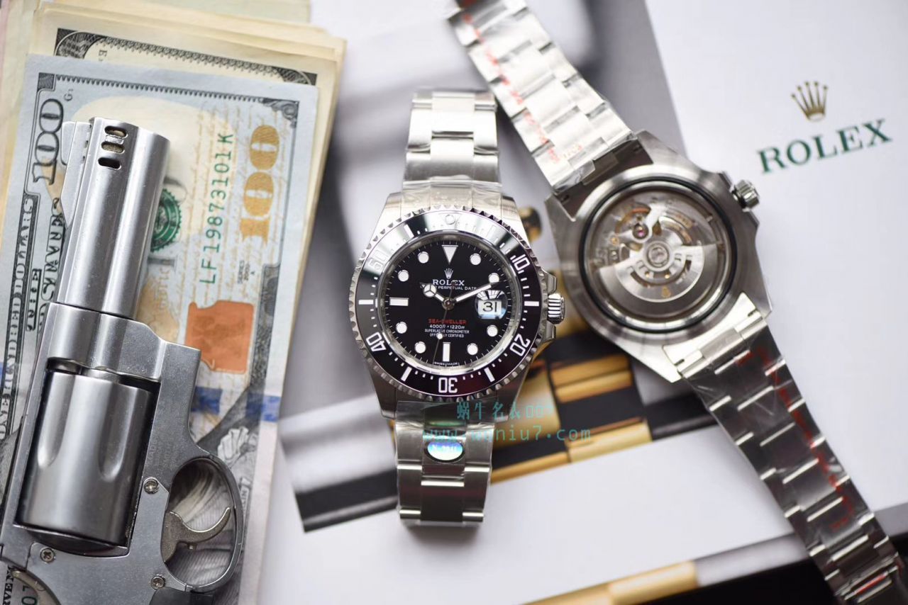 视频评测N厂最新升级版43毫米单红鬼王  劳力士海使型m126600-0001腕表 / R269