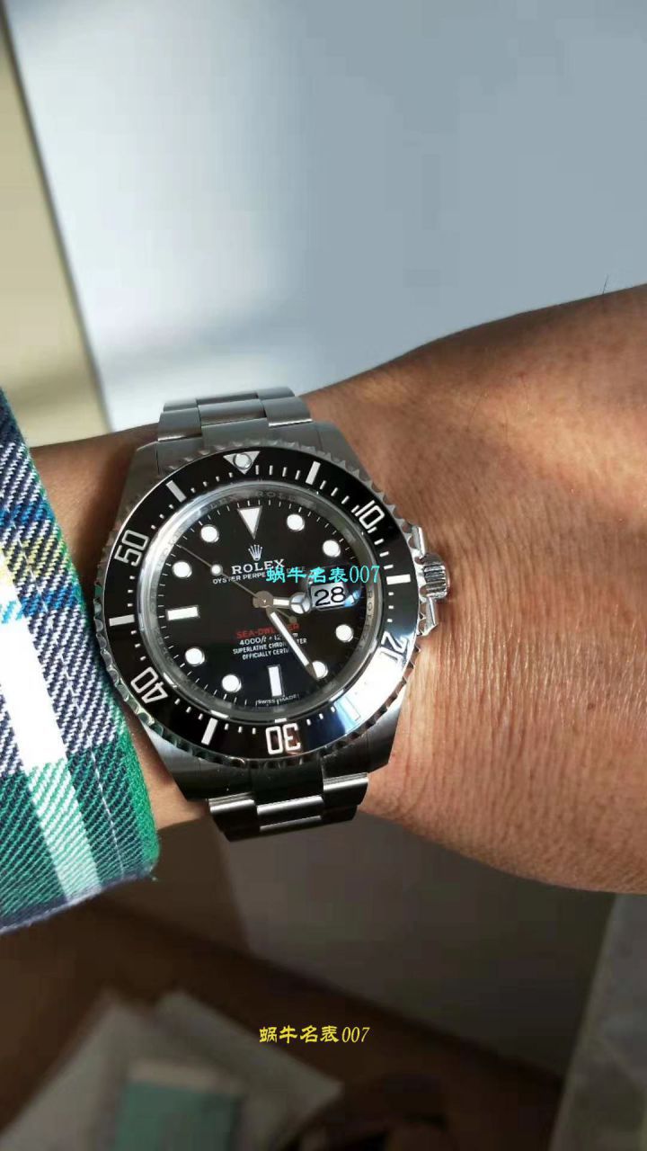 视频评测N厂最新升级版43毫米单红鬼王  劳力士海使型m126600-0001腕表 / R269