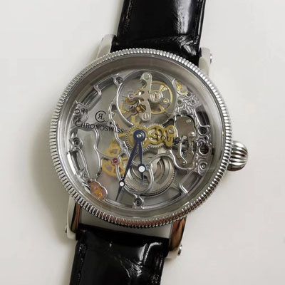 JB‌厂瑞宝Chronoswiss镂空陀飞轮 腕表