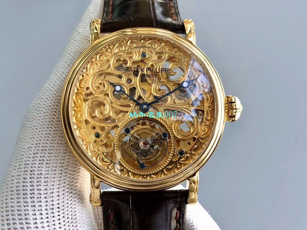   小贵  少量来货，新品上市❗最新款 私人专属定制百达翡丽镂空陀飞轮手表 / BD256