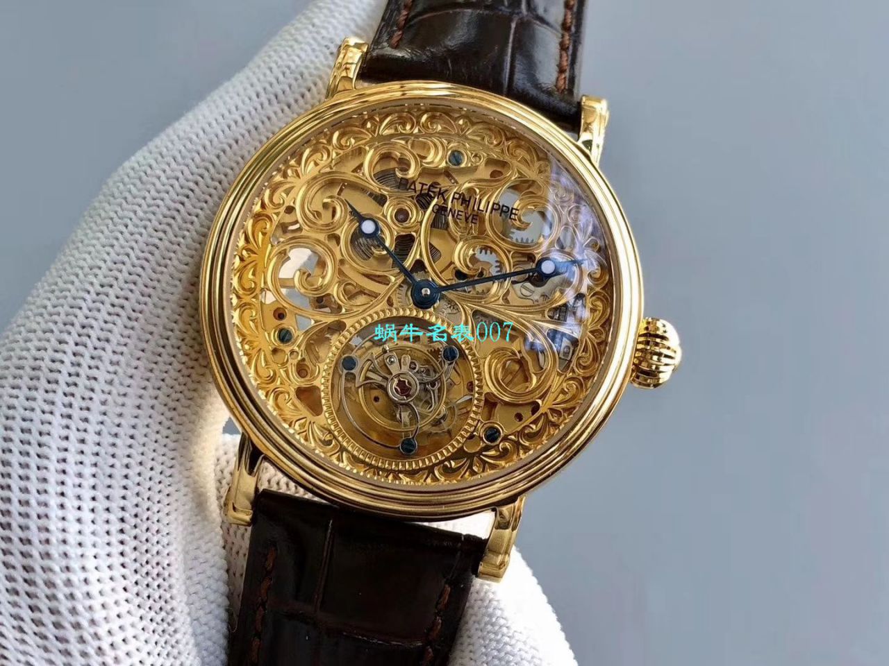   小贵  少量来货，新品上市❗最新款 私人专属定制百达翡丽镂空陀飞轮手表 / BD256