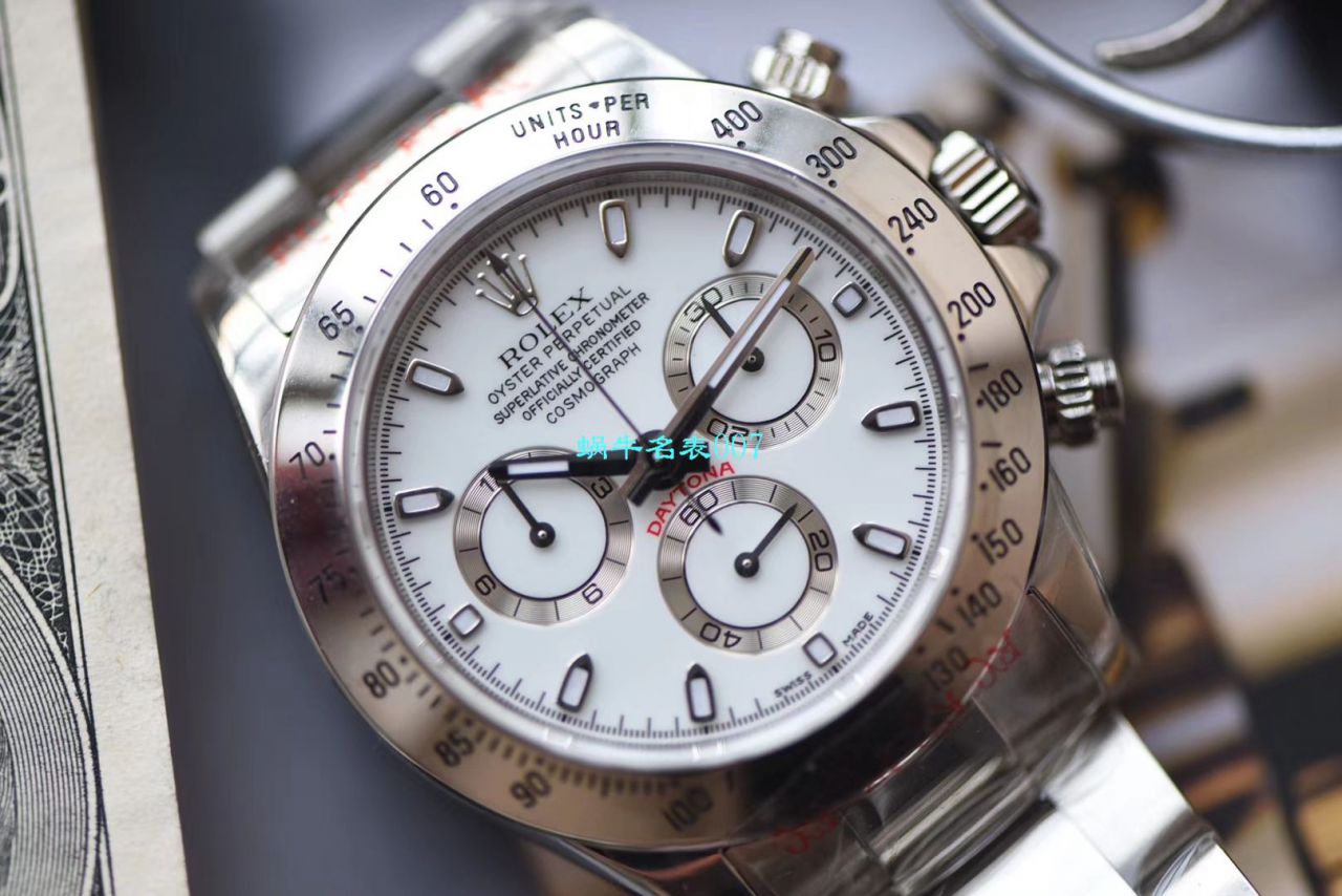 N厂特价劳力士迪通拿腕表7750版本～ 316L精钢壳套  / R271