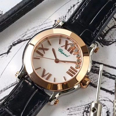   ZF厂女表  萧邦HAPPY DIAMONDS系列278509-6001，278509-3001腕表