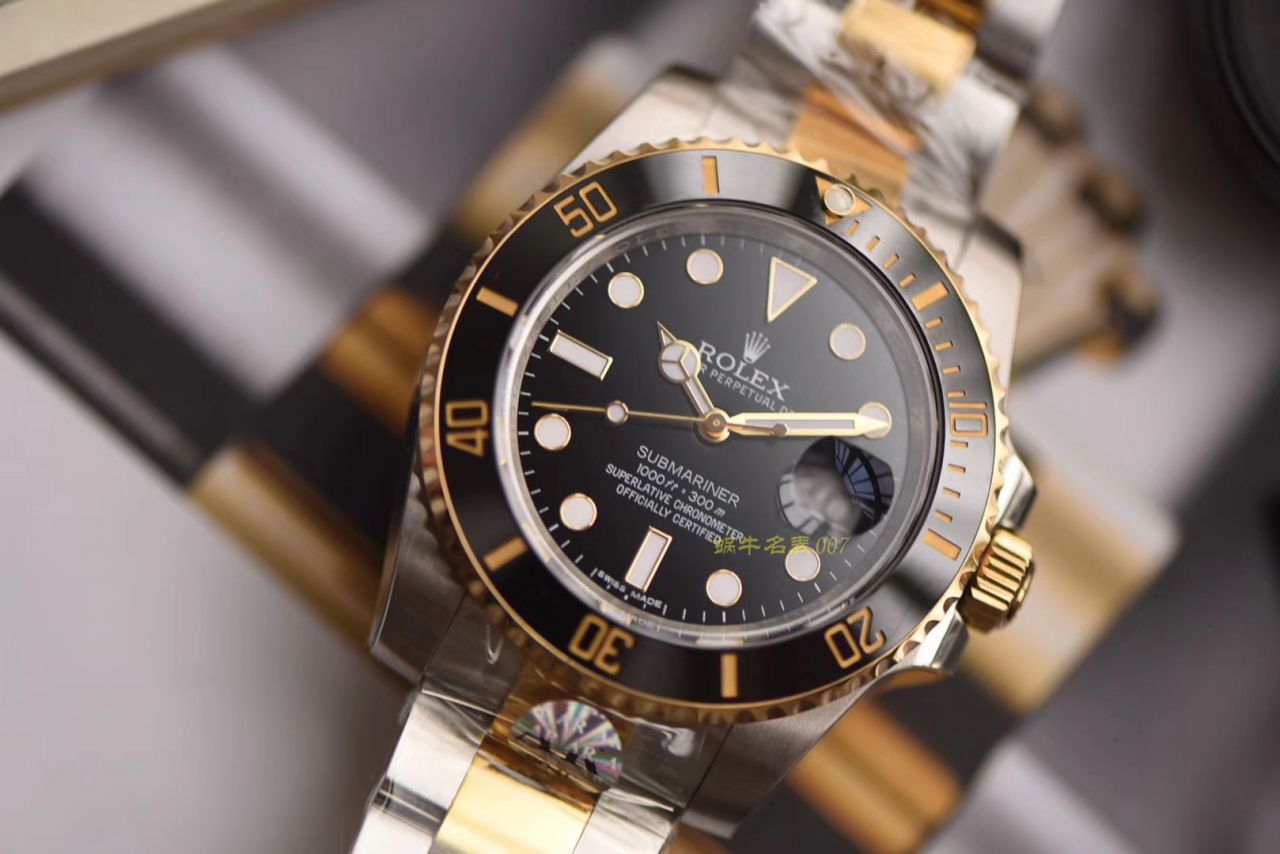  AR厂官网V3版本  劳力士潜航者型系列116613LB-97203，116613-LN-97203间金蓝黑腕表 / R258
