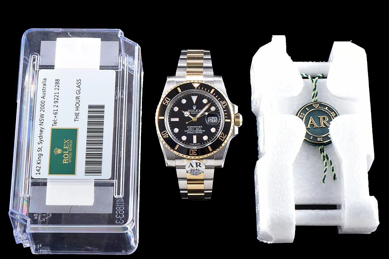   AR厂官网V3版本  劳力士潜航者型系列116613LB-97203，116613-LN-97203间金蓝黑腕表 / R258