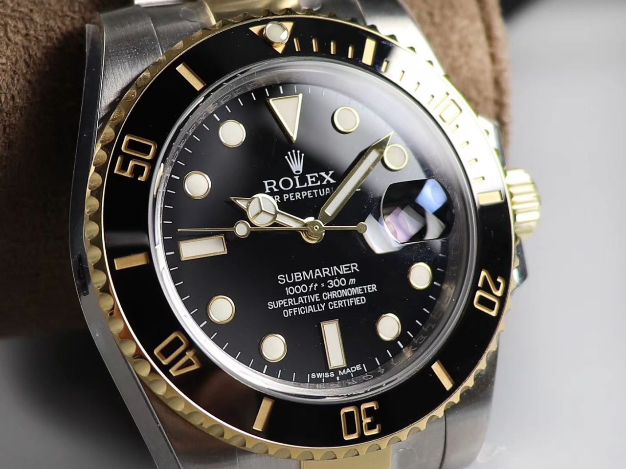   AR厂官网V3版本  劳力士潜航者型系列116613LB-97203，116613-LN-97203间金蓝黑腕表 / R258