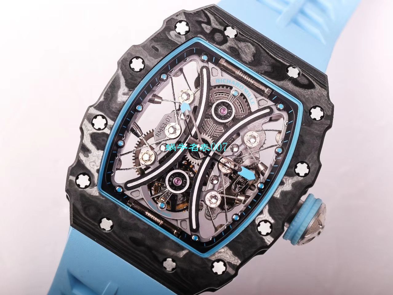   JB厂理查德米勒  Richard Mille男士系列RM 53-01 PABLO MAC DONOUGH陀飞轮腕表 / RM 53-01