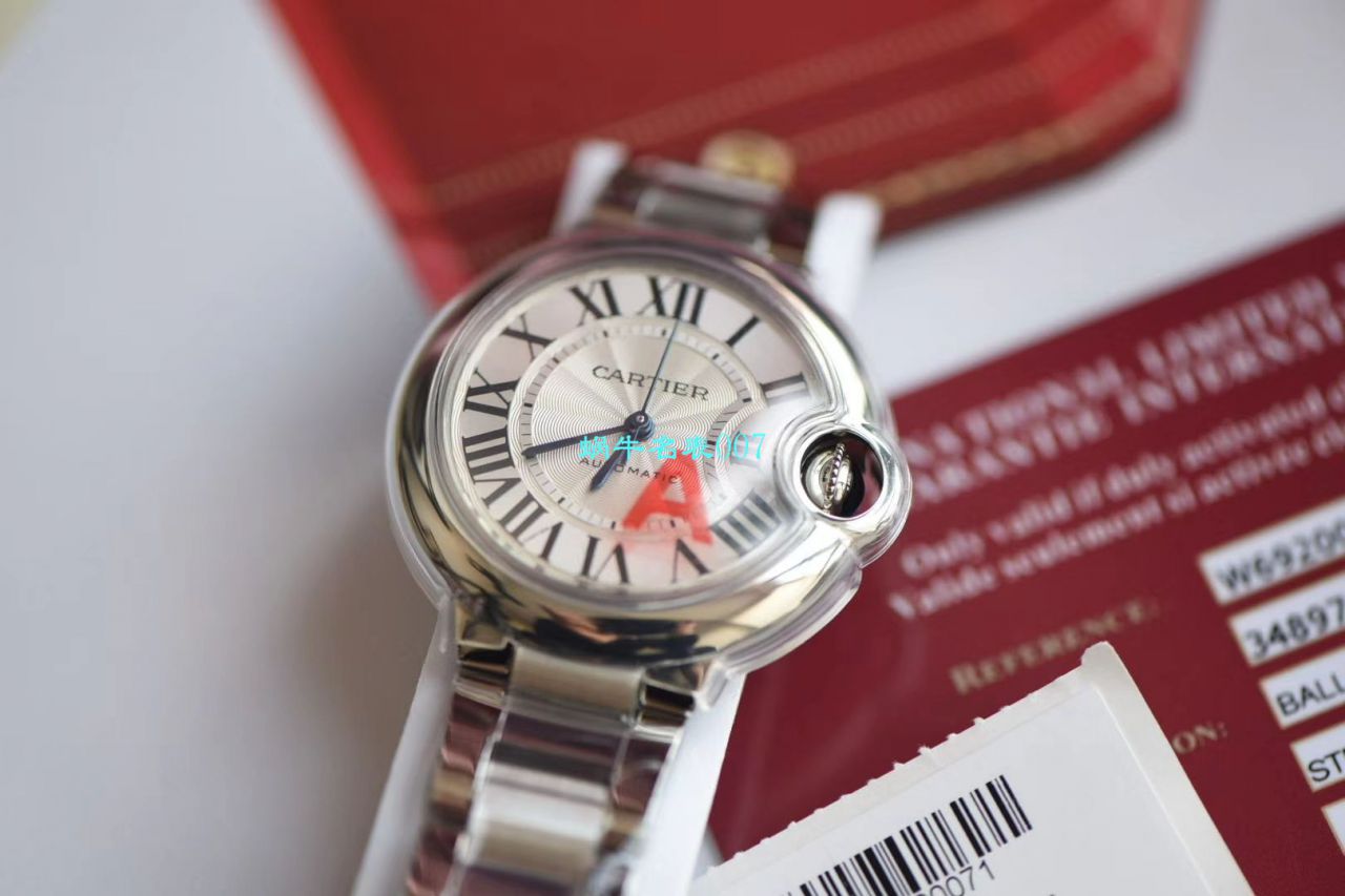   HBBV6厂官网女表  卡地亚36毫米蓝气球超级副本蓝气球7K版W6920046腕表 / K263