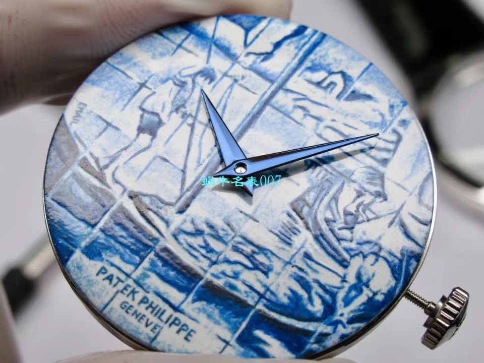 FL厂真微绘珐琅工艺表百达翡丽5089G-061《太加斯河上垂钓》、5089G-062《一天的收货》 / BD263