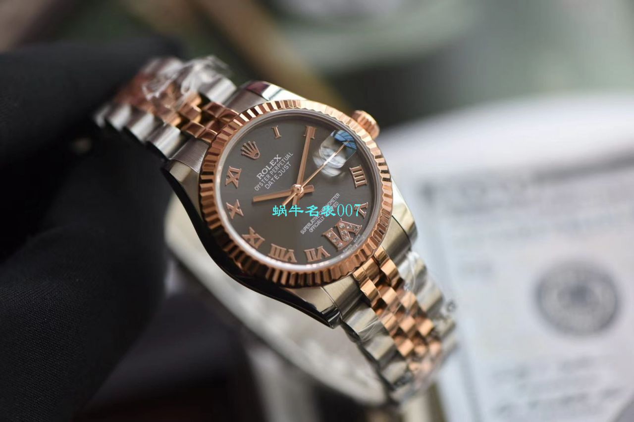 台湾厂劳力士女装日志型31毫米系列178271腕表 / R530