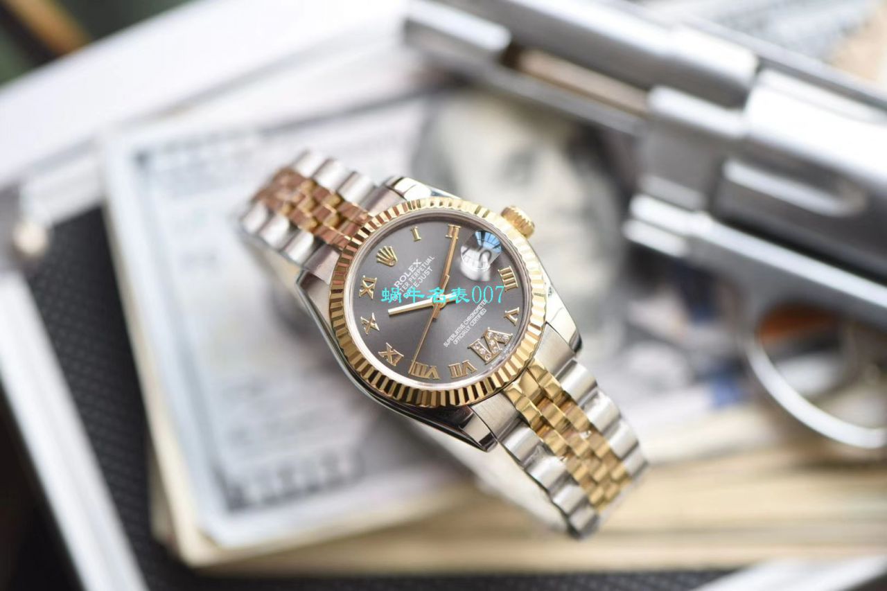 台湾厂高劳力士日志型31毫米女装系列m278273-0018腕表 / R531