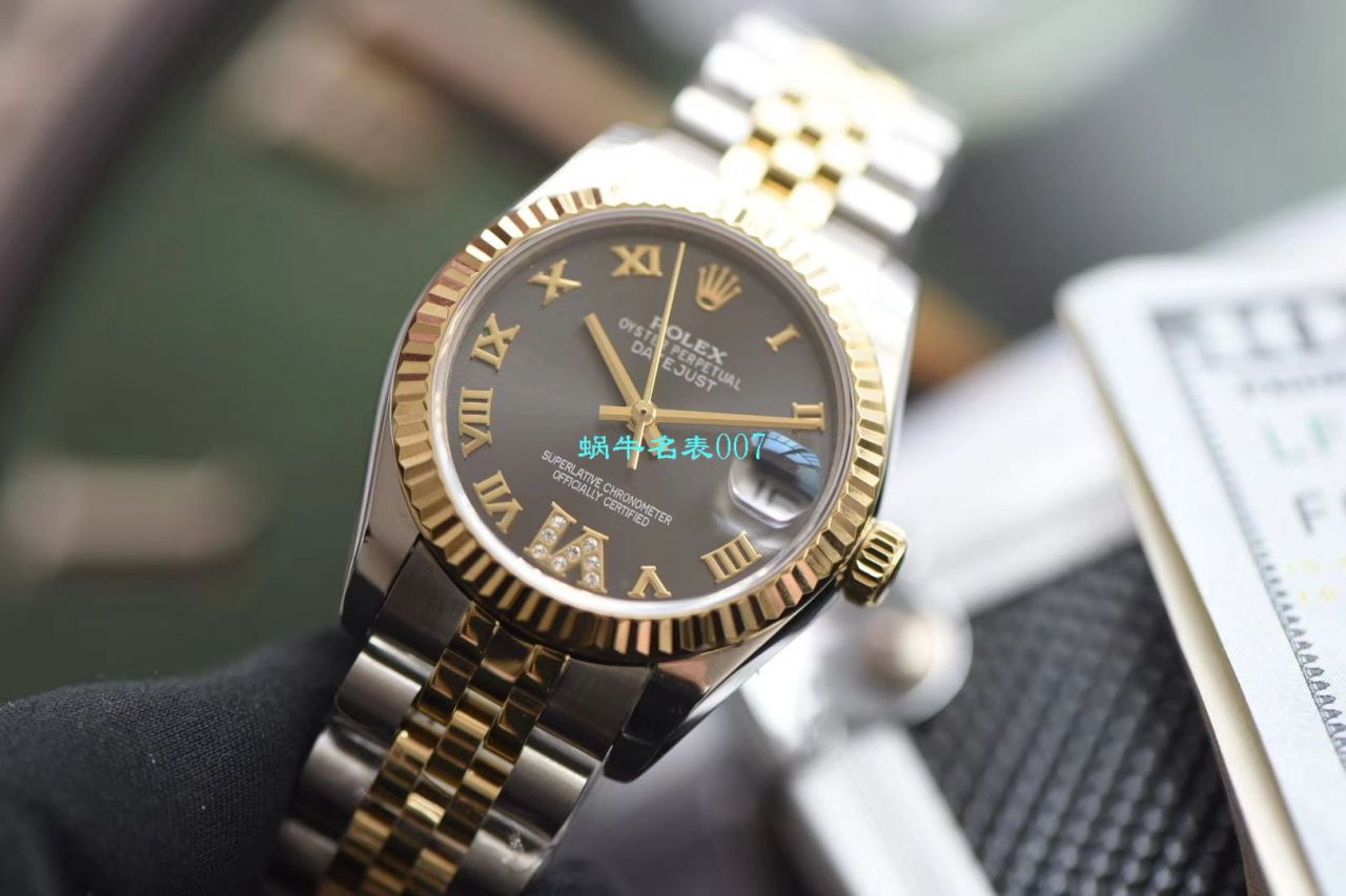 台湾厂高劳力士日志型31毫米女装系列m278273-0018腕表 / R531