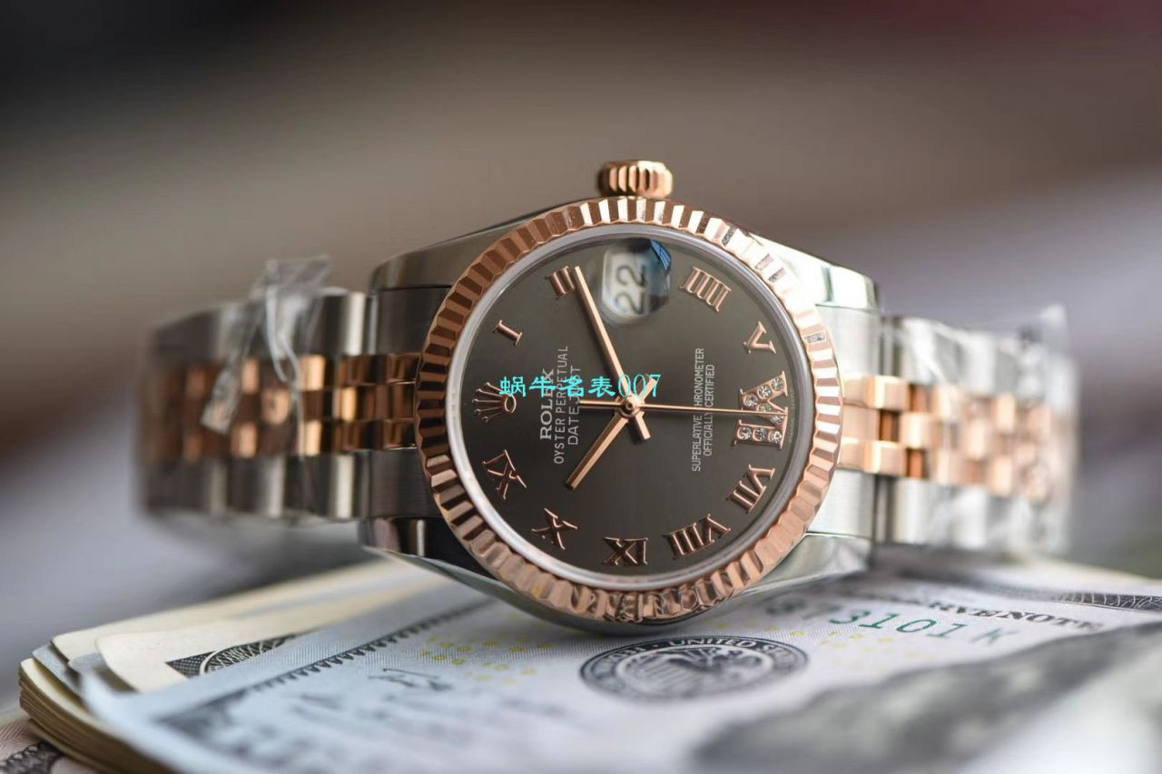 台湾厂劳力士女装日志型31毫米系列178271腕表 / R530