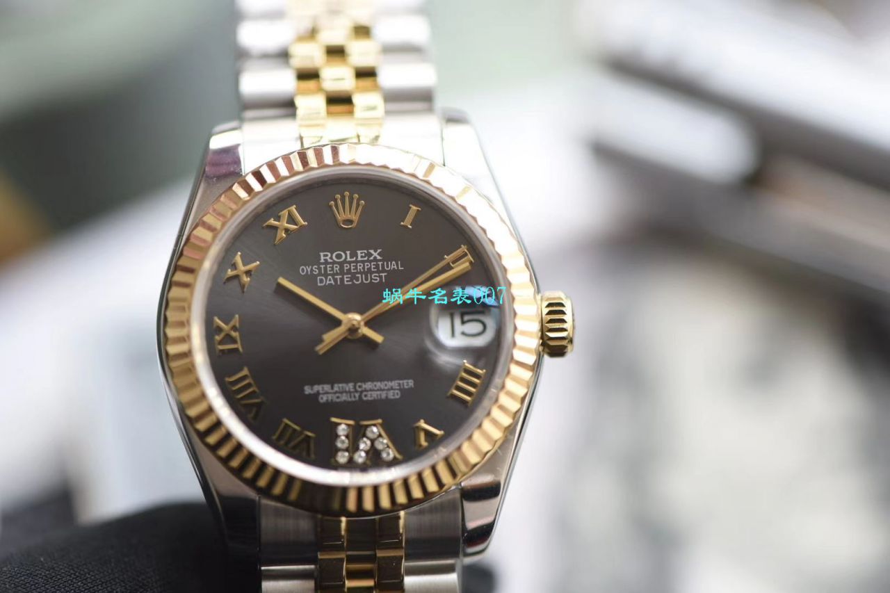 台湾厂高劳力士日志型31毫米女装系列m278273-0018腕表 / R531