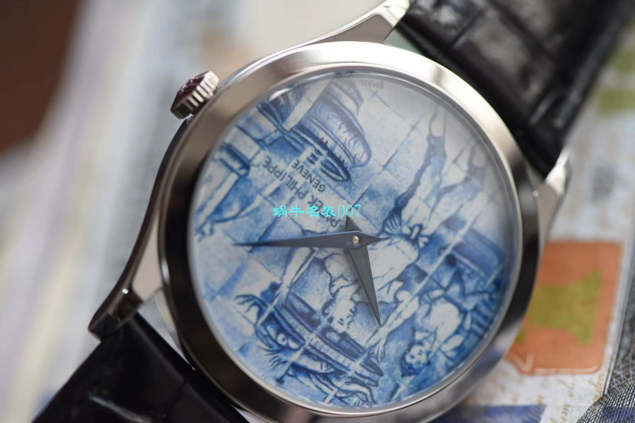 FL厂真微绘珐琅工艺表百达翡丽5089G-061《太加斯河上垂钓》、5089G-062《一天的收货》 / BD263