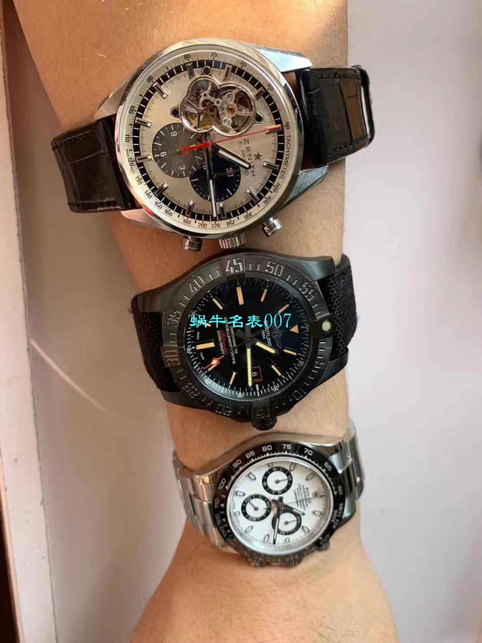 视频评测专柜原单百年灵复仇者黑鸟  百年灵机械计时系列V1731110/BD74/109W/M20BASA.1腕表 / BL093