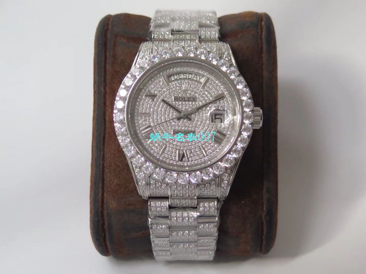 TW厂劳力士帝皇版最豪Day date II系列星期日历型密镶钻特别款腕表 / R355