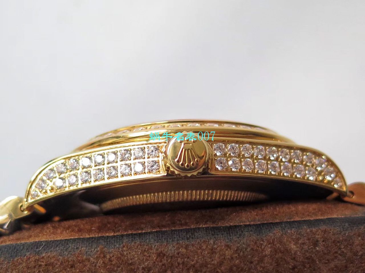 TW厂劳力士帝皇版最豪Day date II系列星期日历型密镶钻特别款腕表 / R355