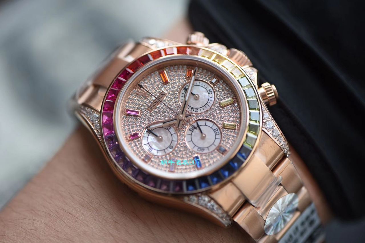 BL厂劳力士迪通拿彩虹迪116599 RBOW,116595 RBOW,116598 RBOW腕表 / R357