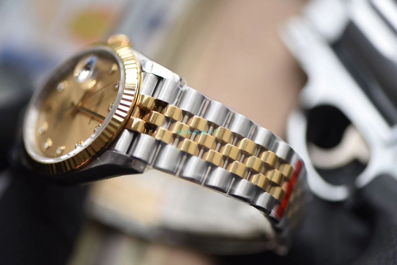 EW厂官网劳力士日志型系列116233香槟盘镶钻腕表 / R357EW