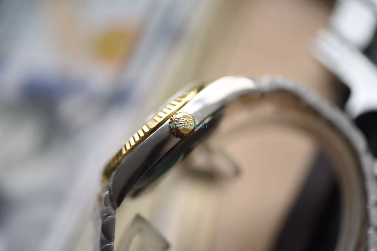 EW厂官网劳力士日志型系列116233香槟盘镶钻腕表 / R357EW