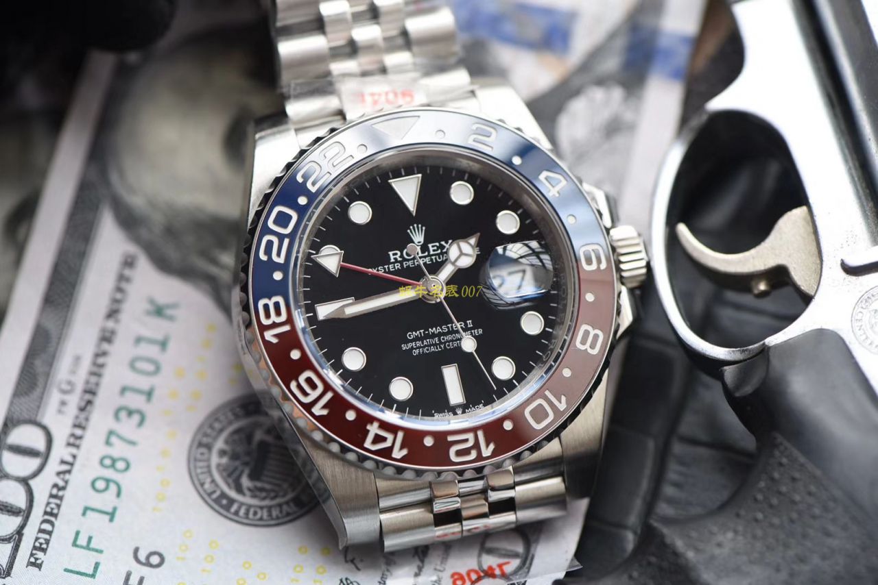   NOOB厂Rolex  劳力士格林尼治型II系列126710BLRO-0001腕表 / R378