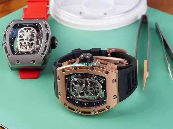 视频评测EUR厂Richard Mille仿表价格  俄罗斯紫金版理查德米勒至尊鬼王RM052 / RM052jin