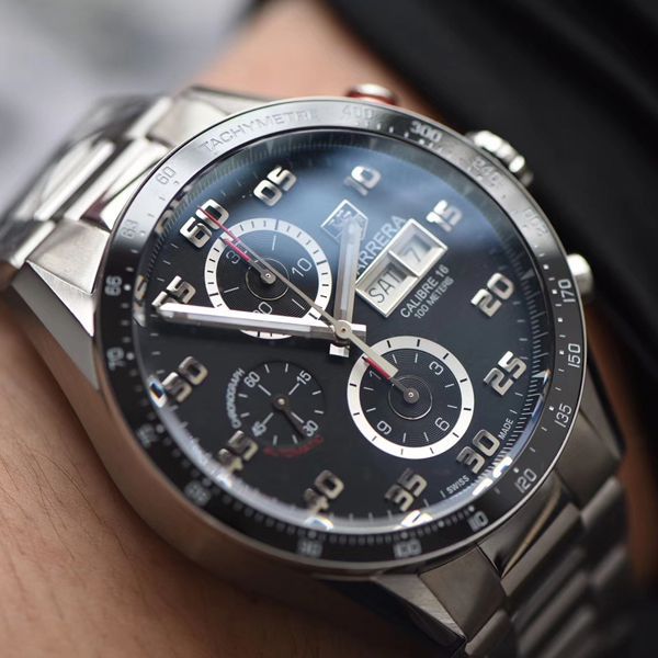 视频评测V6厂泰格豪雅卡莱拉系列CV2A10.BA0796腕表