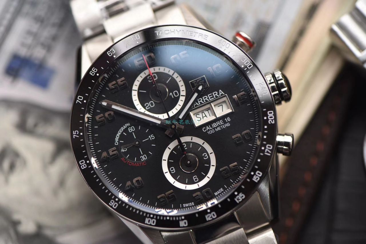   V6  泰格豪雅CALIBRE 16 星期日历自动计时码表系列CV2A10.BA0796、CV2A1S.FC6236腕表 / TG058