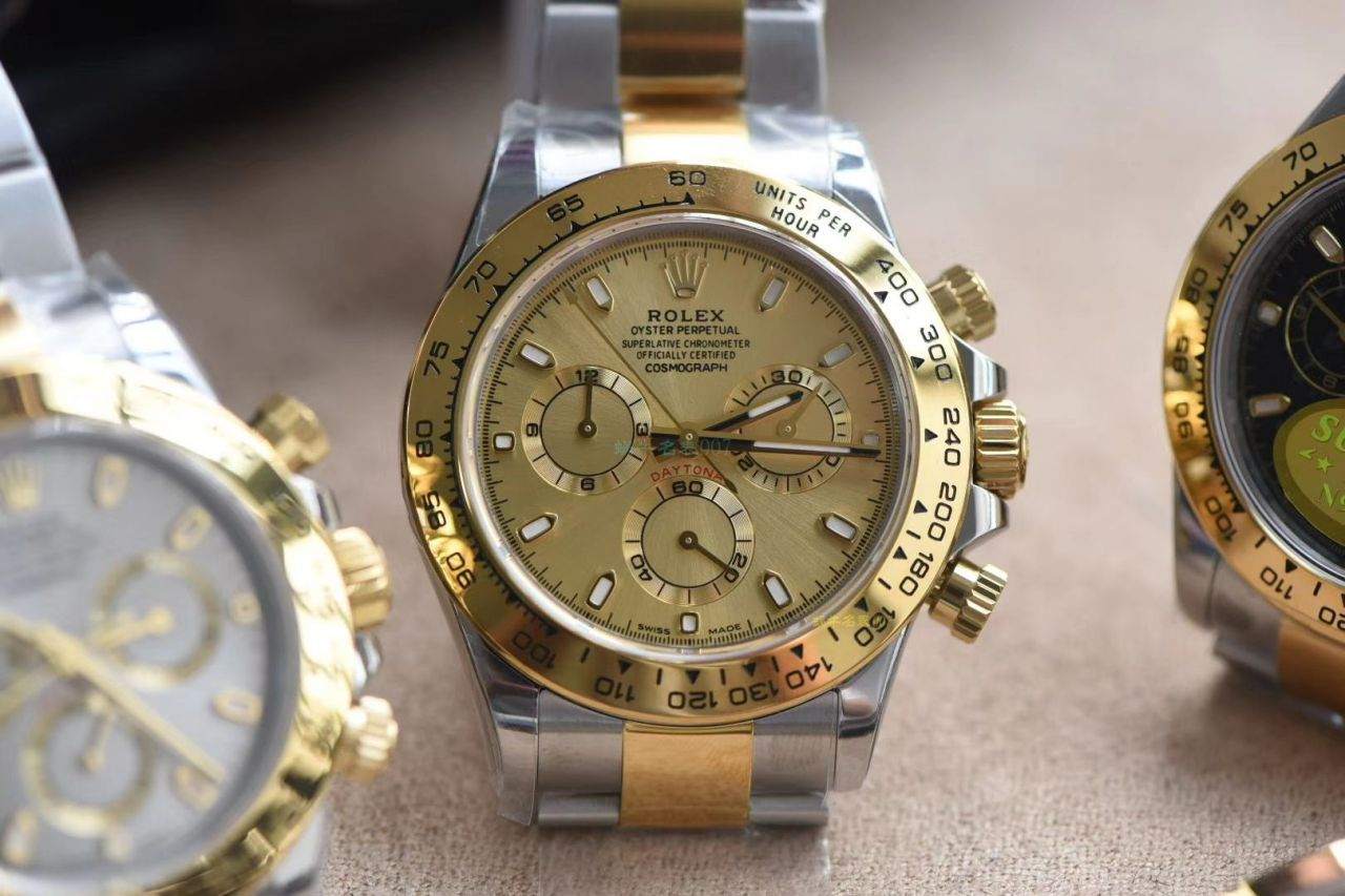 N厂劳力士超级4130迪通拿间金m116503-0004，116503白盘，m116503-0003，116523-78593 银面腕表 / R538