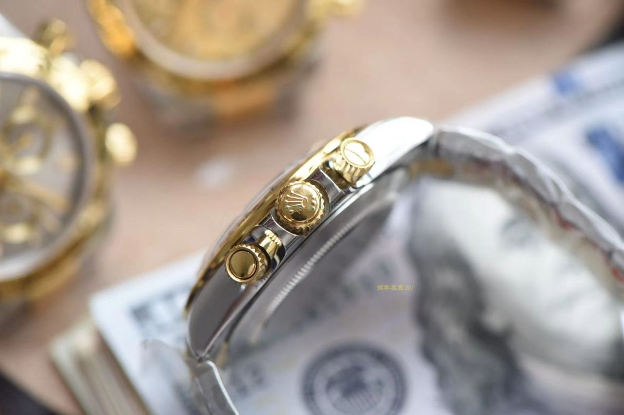 N厂劳力士超级4130迪通拿间金m116503-0004，116503白盘，m116503-0003，116523-78593 银面腕表 / R538