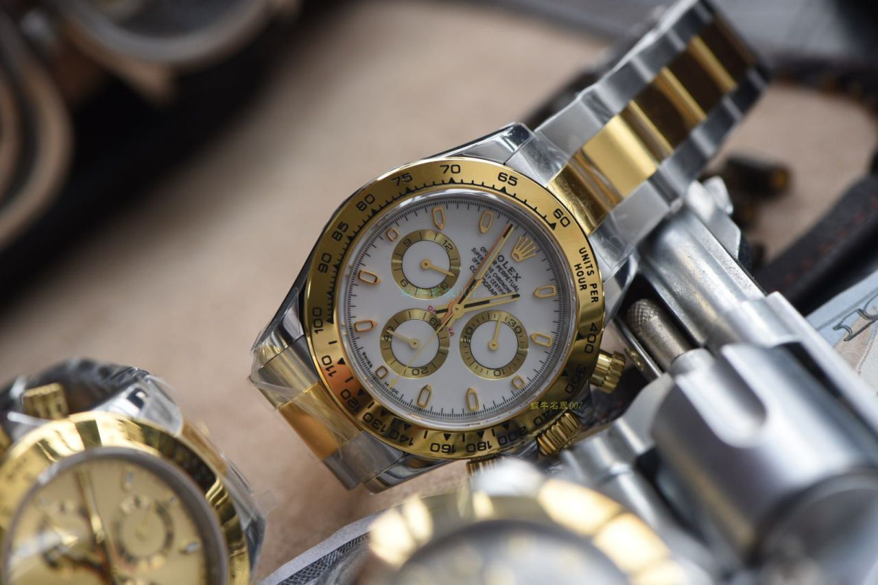 N厂劳力士超级4130迪通拿间金m116503-0004，116503白盘，m116503-0003，116523-78593 银面腕表 / R538