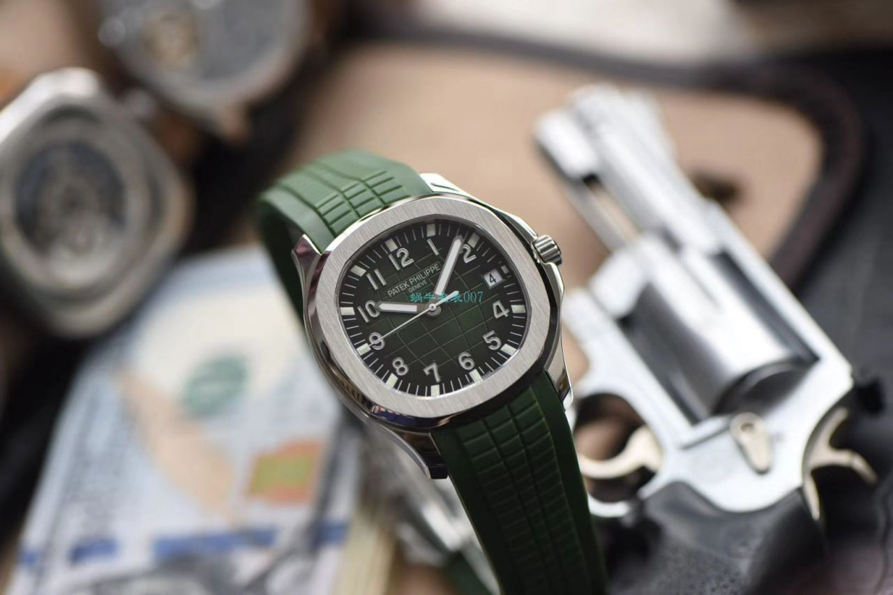 视频评测台湾厂百达翡丽AQUANAUT绿面手雷5168G-010腕表 / BD239LV