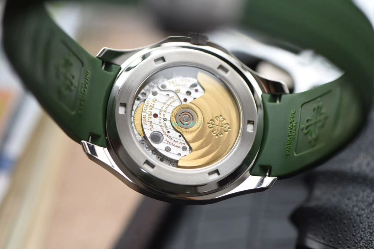 视频评测台湾厂百达翡丽AQUANAUT绿面手雷5168G-010腕表 / BD239LV