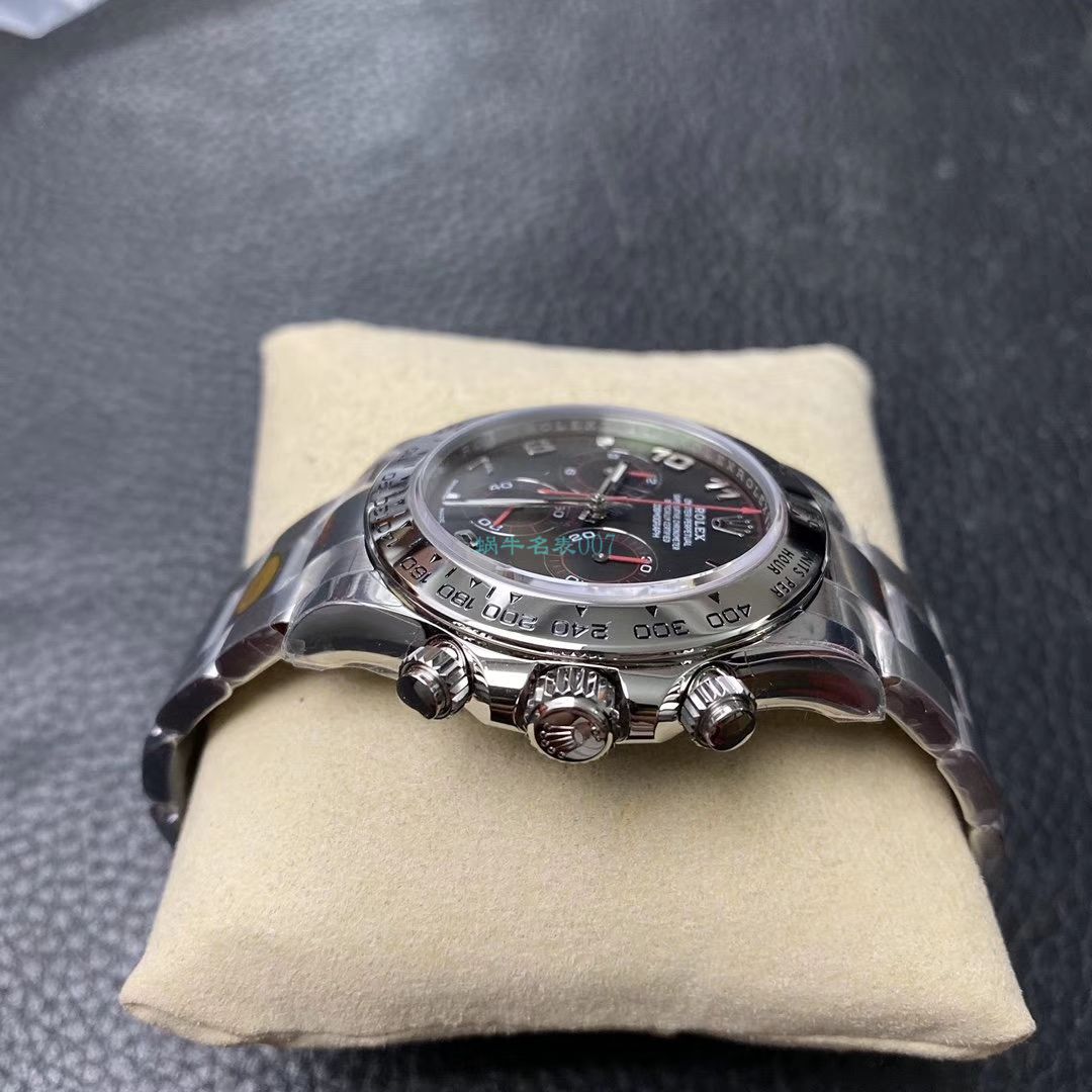 N厂新款超级4130劳力士宇宙计型迪通拿116509-78599 黑盘116509-78599 银面腕表 / R563