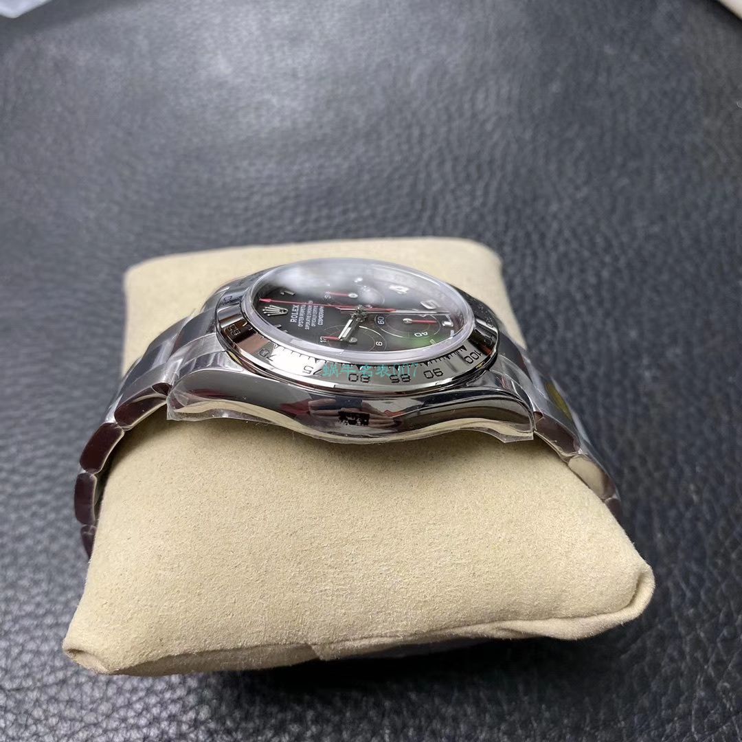 N厂新款超级4130劳力士宇宙计型迪通拿116509-78599 黑盘116509-78599 银面腕表 / R563