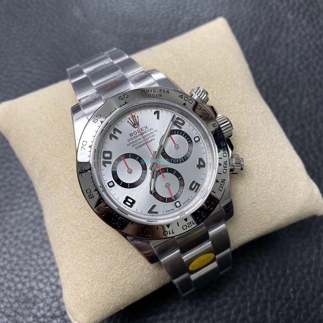 N厂新款超级4130劳力士宇宙计型迪通拿116509-78599 黑盘116509-78599 银面腕表 / R563
