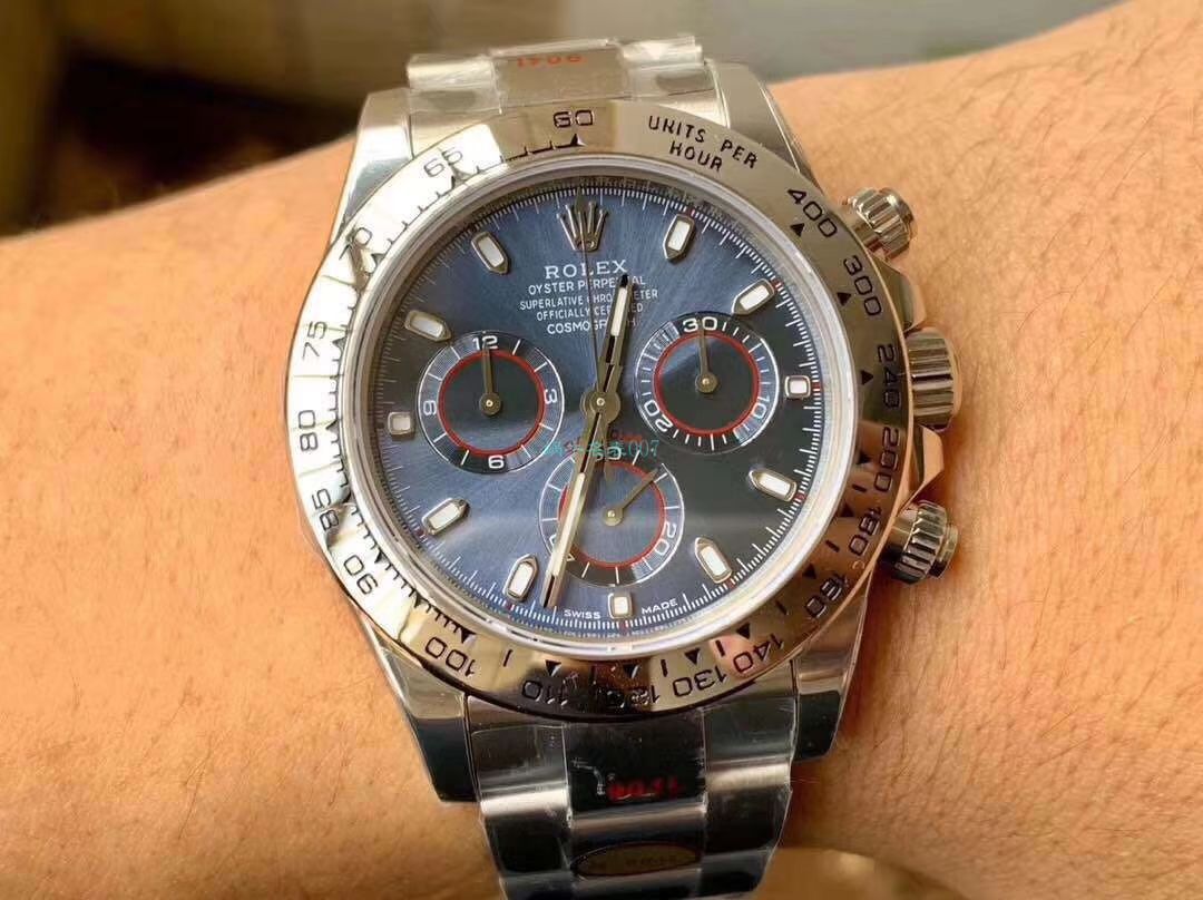 N厂新款超级4130劳力士宇宙计型迪通拿116509-78599 黑盘116509-78599 银面腕表 / R563