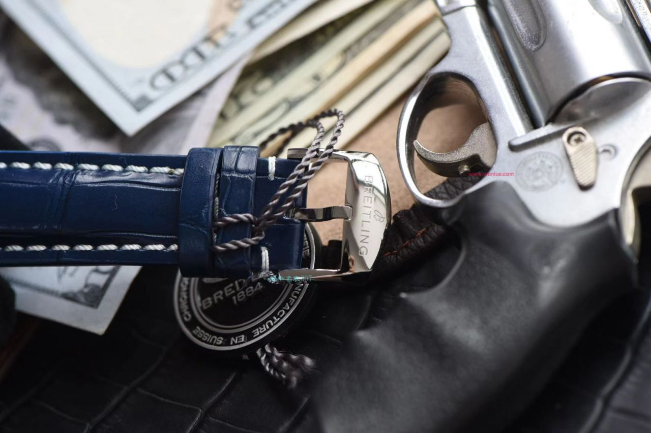 视频评测定制瑞士机芯  百年灵航空计时41毫米系列A17326211C1P3腕表 / BL156