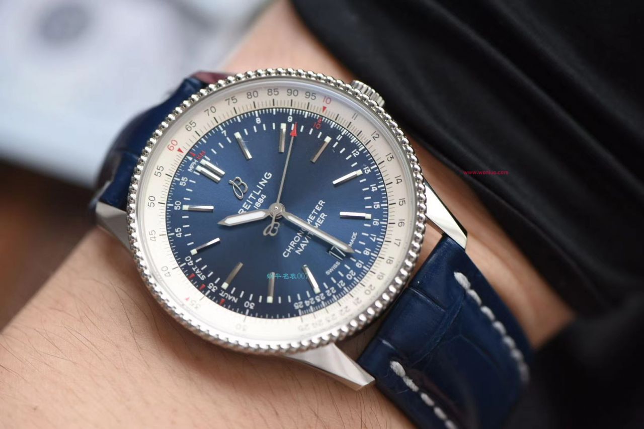 视频评测定制瑞士机芯  百年灵航空计时41毫米系列A17326211C1P3腕表 / BL156